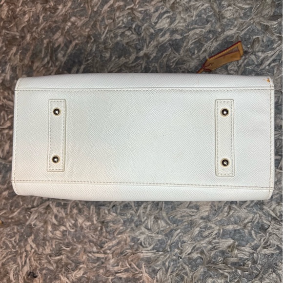 Dooney & Bourke White and Tan Satchel - Picture 16 of 16